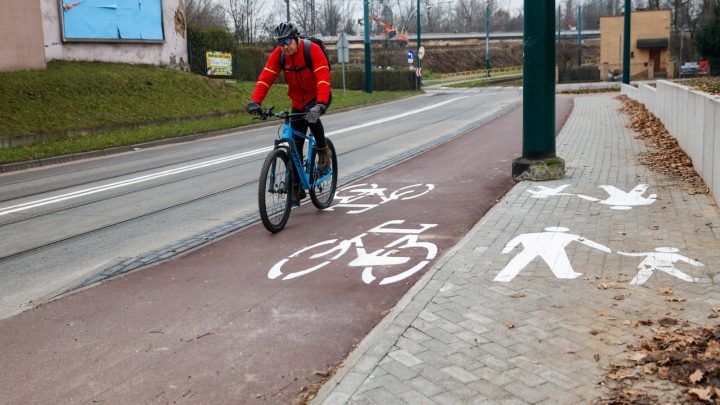 Nowa infrastruktura rowerowa w Szopienicach już prawie gotowa.