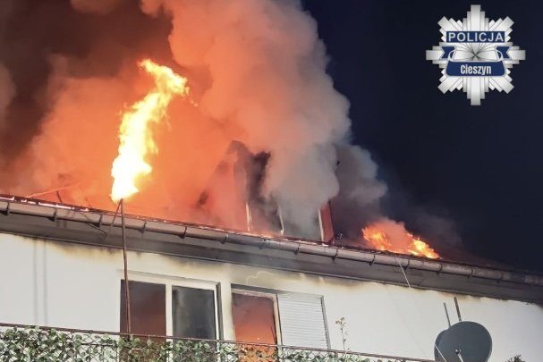Tragiczny pożar domu w Wiśle. Nie żyje 95-letnia kobieta.