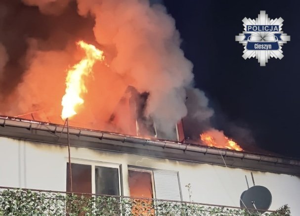 Tragiczny pożar domu w Wiśle. Nie żyje 95-letnia kobieta.