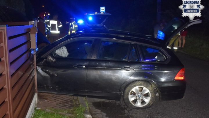 Pijany 19-latek z Ukrainy wjechał BMW w ogrodzenie. Policja wszczęła procedurę wydalenia z Polski!