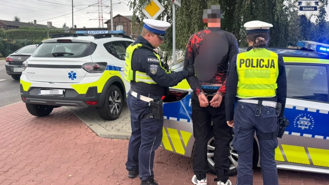 Cztery zakazy prowadzenia, w tym dożywotni. 36-latek zatrzymany za kierownicą auta do transportu krwi.