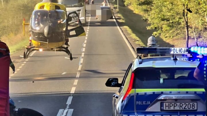 Tragiczny wypadek w Rudach. 19-letnia pasażerka motocykla nie żyje.